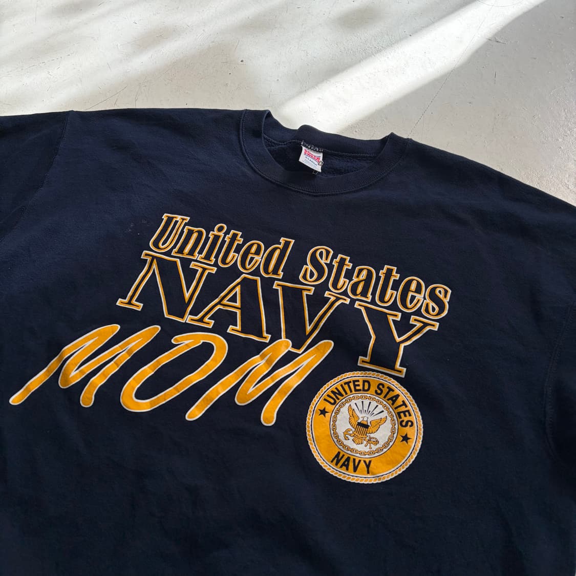 90s US NAVY USA OG 빈티지 스웻셔츠 XL 상품이미지4