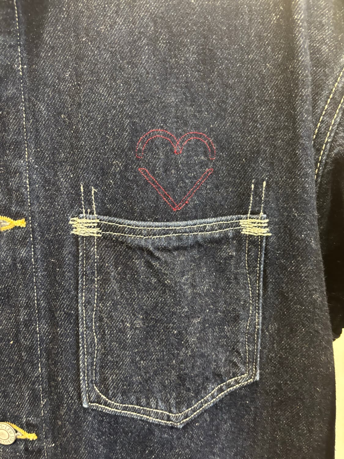 Levis redline indigo jacket 상품이미지4