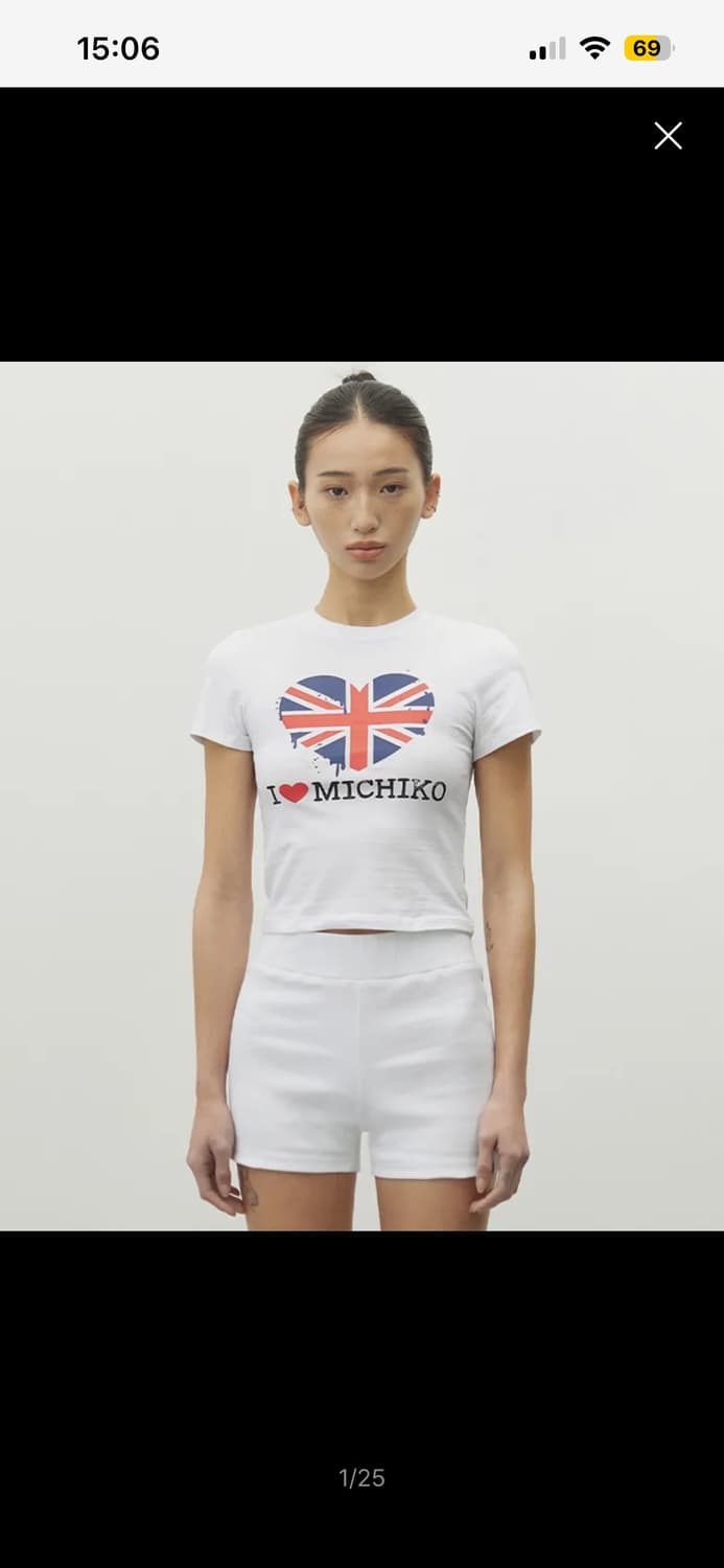 미치코 런던 반팔티 상품이미지3