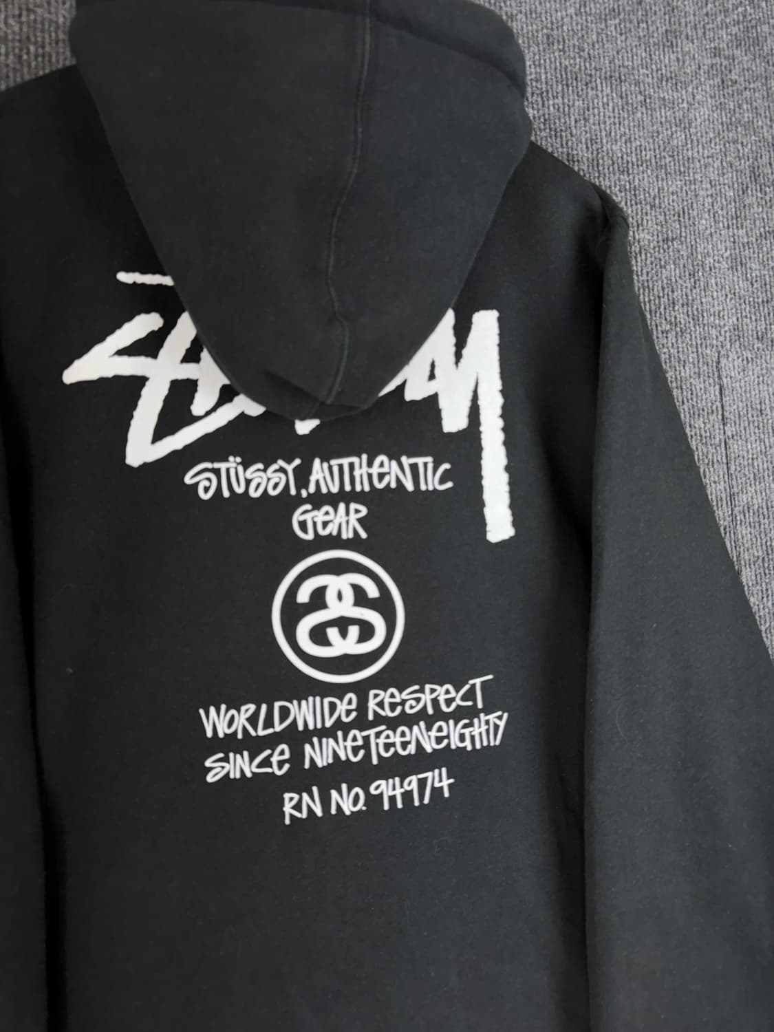 스투시 월드투어 어센틱 후드집업 상품이미지3