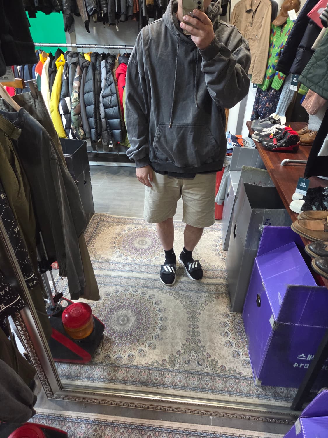 페이탈 고스트 피그먼트 오버핏 후드티 xl 상품이미지6