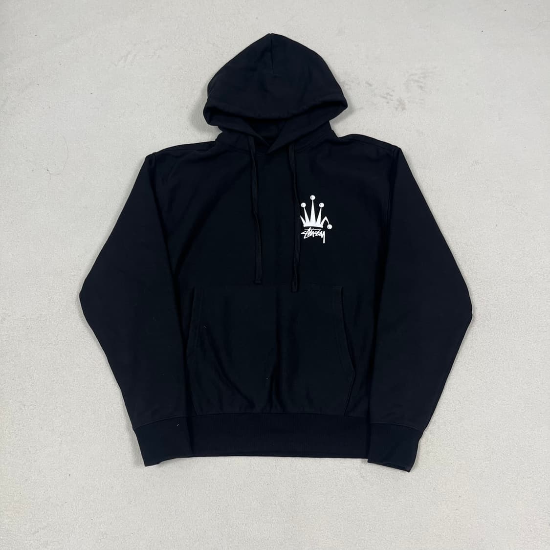 Stussy black Regal Crown hoodie 상품이미지5