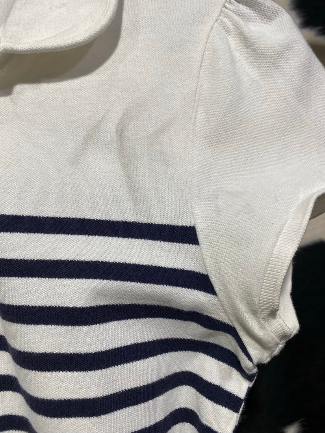 Burberry 스트라이프 프레피 반팔티셔츠 상품이미지5