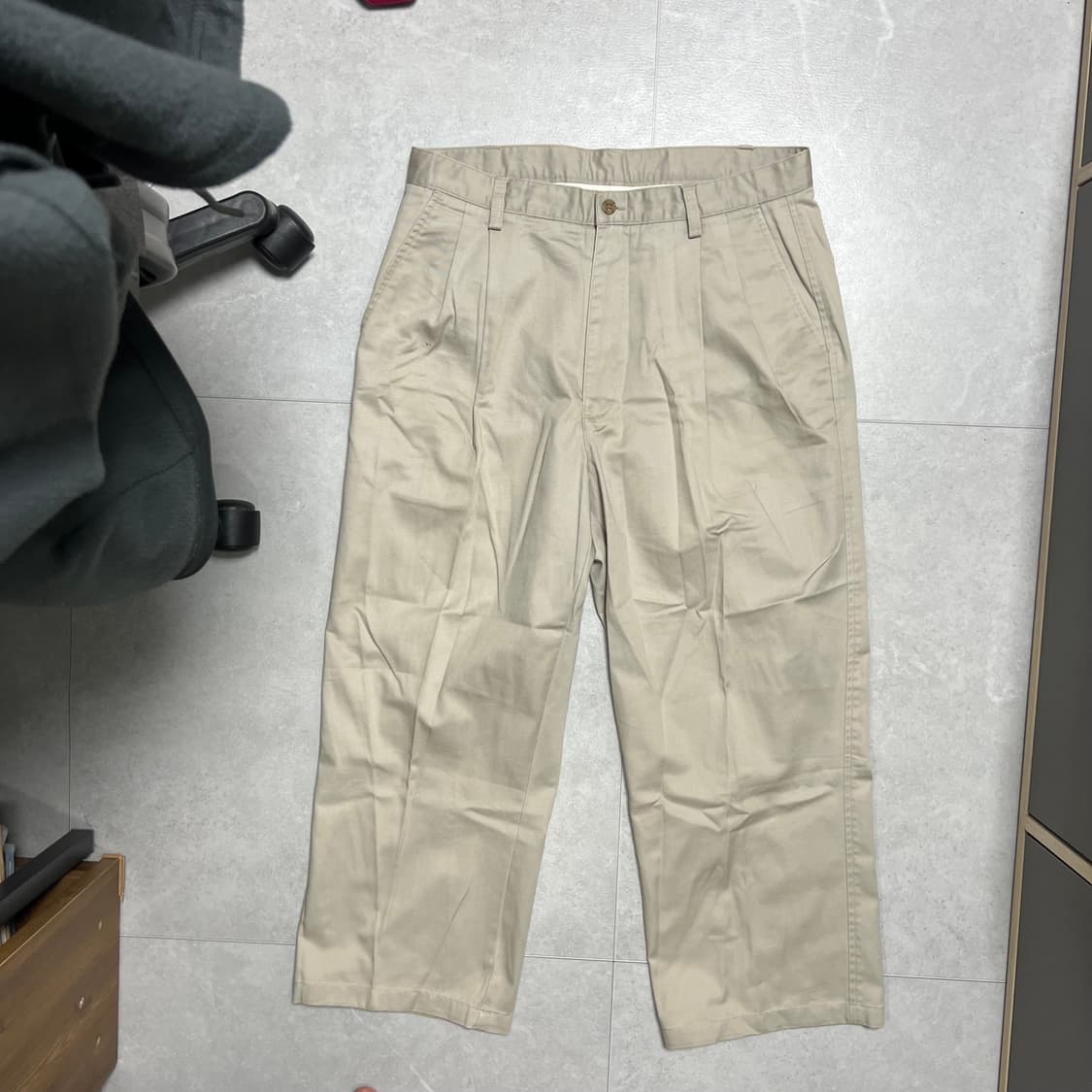 [34] 00s 나이키 골프 베이지 면바지 치노팬츠 상품이미지2