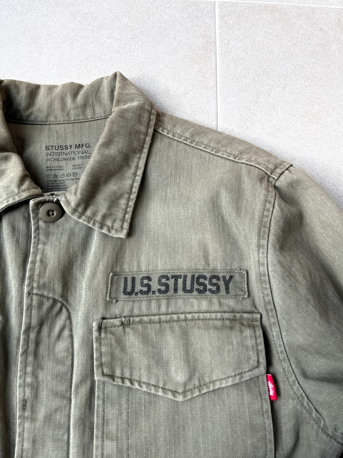 Stussy military jacket 상품이미지4