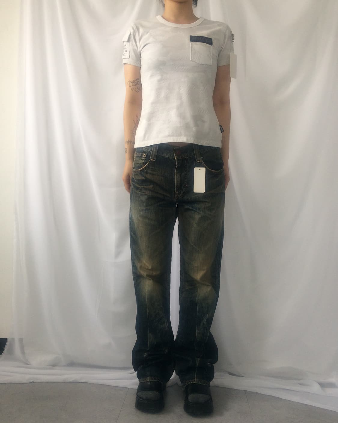Avirex camo pattern t shirt 상품이미지8
