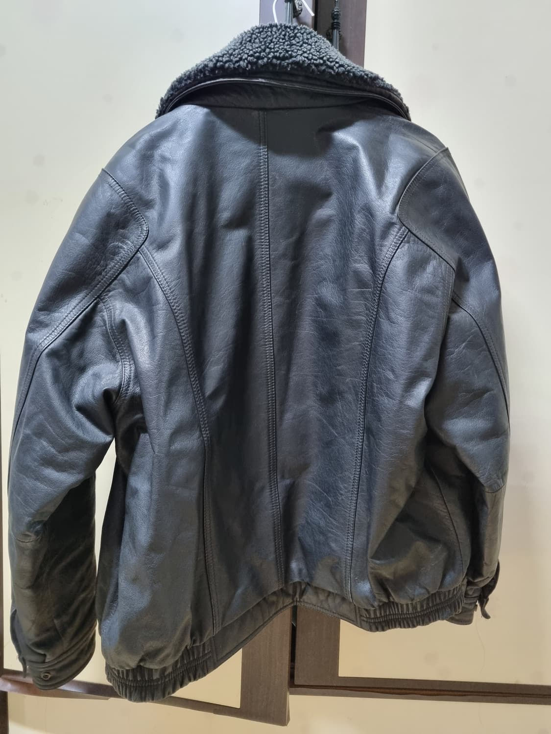 [XL] 산마루 소가죽 리얼레더 라이더 자켓 가죽자켓 양 말 카우 105 상품이미지5