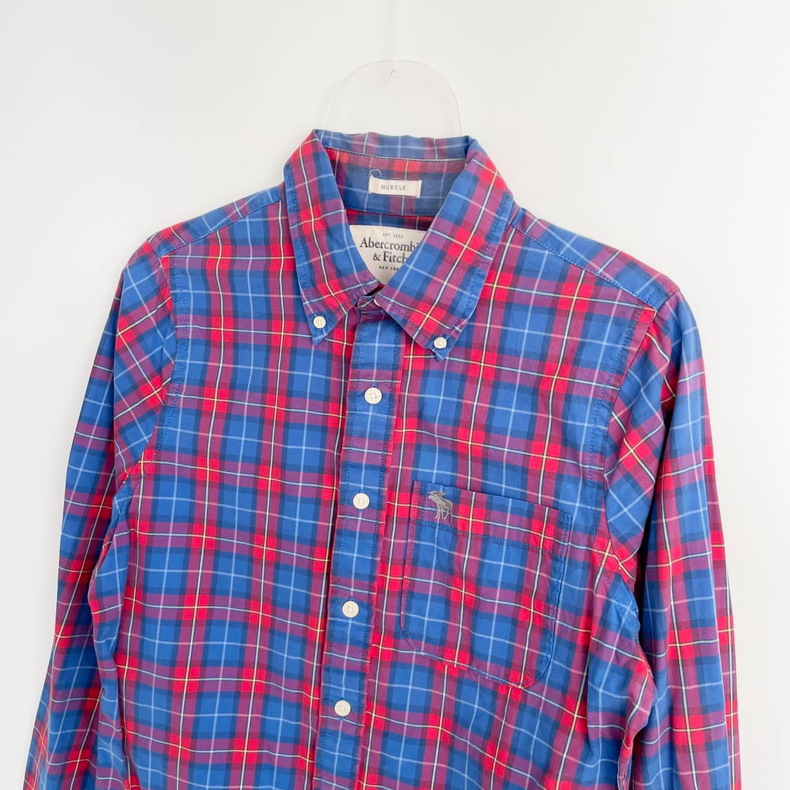 F1 아베크롬비 Abercrombie & Fitch 체크셔츠 S사이즈 상품이미지2