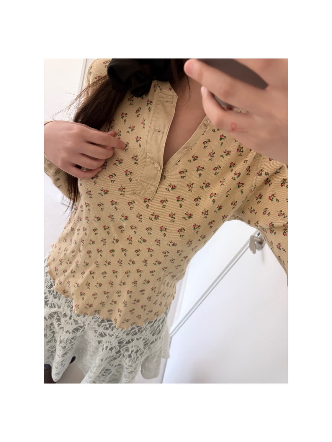 랄프로렌 플라워 빈티지 탑 상품이미지1