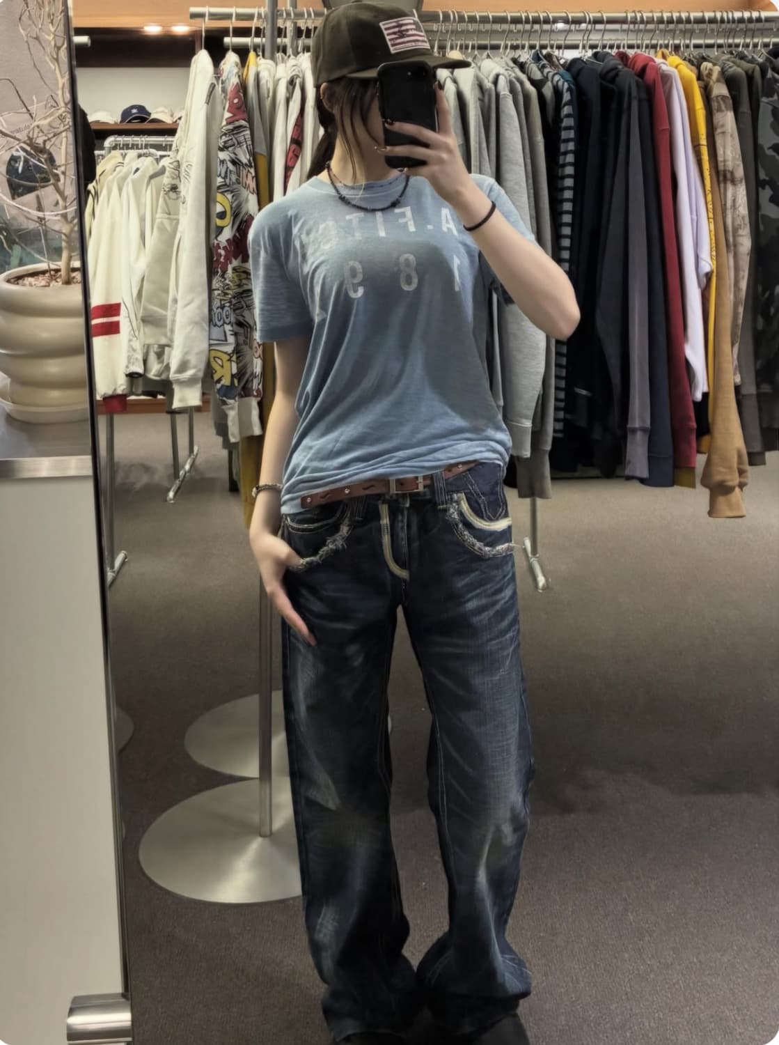 90s Grunge Revival 🧊🩵 상품이미지1