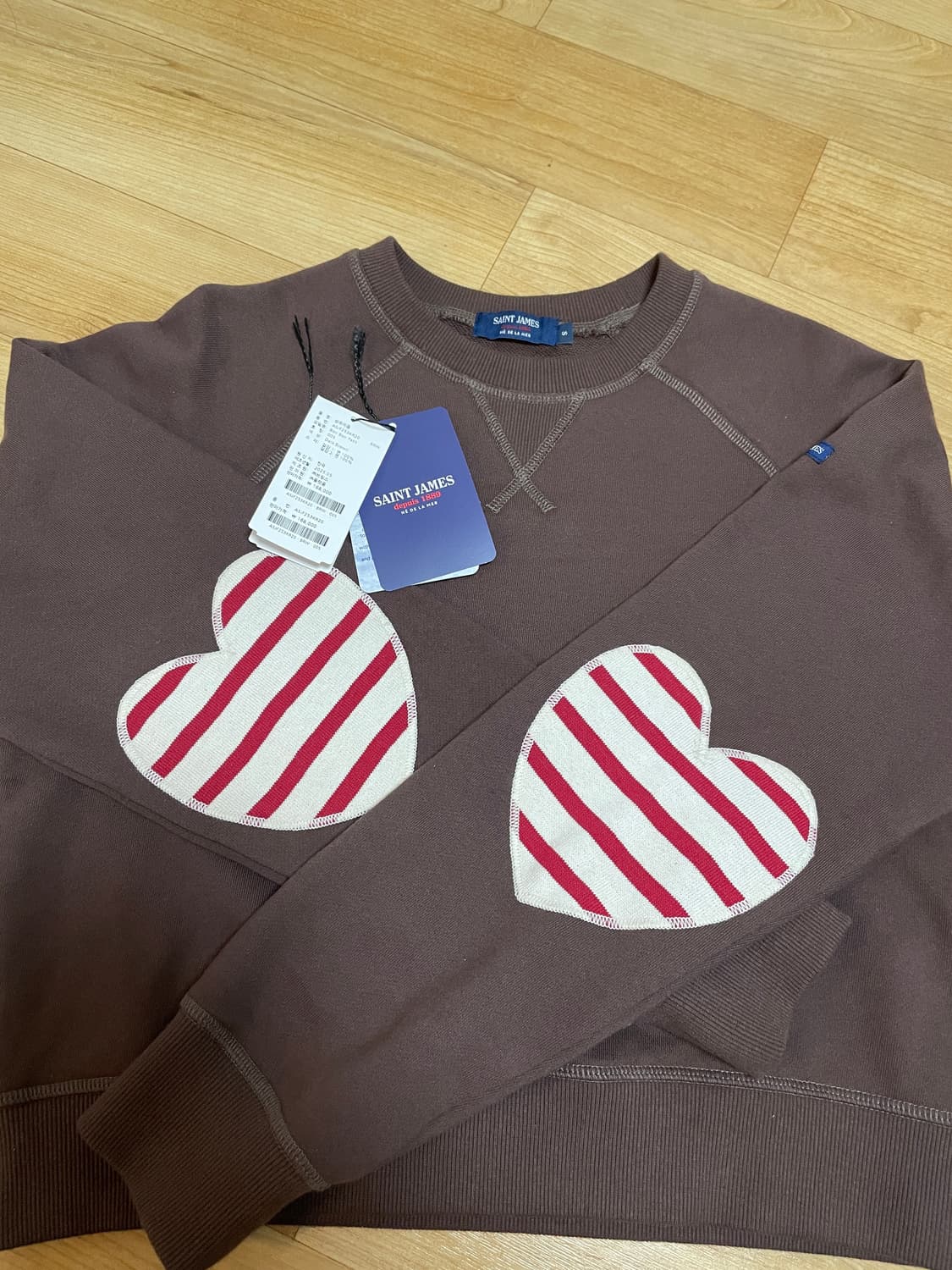 세인트제임스 봉봉 쁘띠 브라운 S사이즈 새상품 상품이미지8