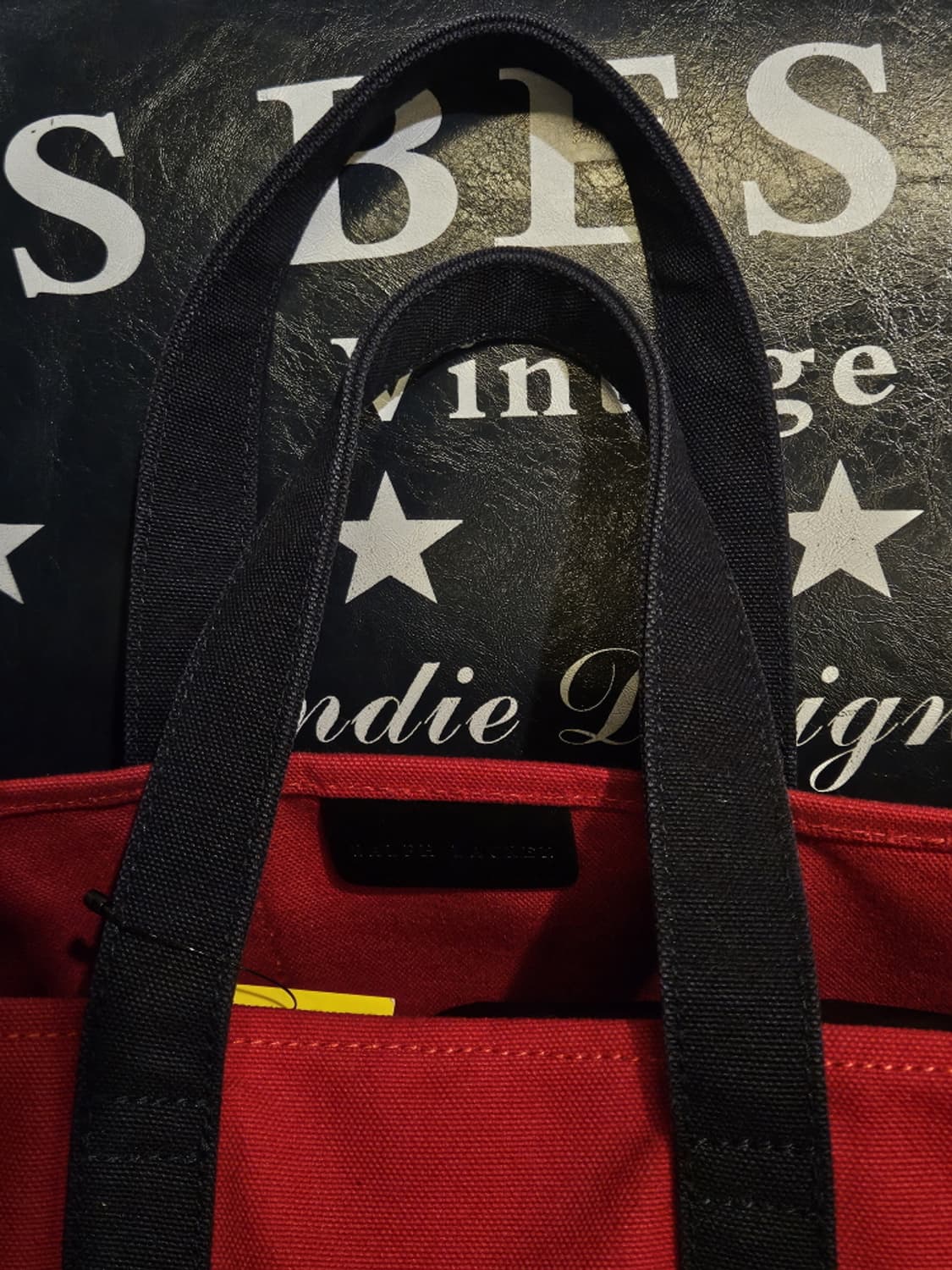 폴로랄프로렌 코튼 캔버스 쇼퍼 백 ( 33X28X13 )/ 10038 상품이미지10