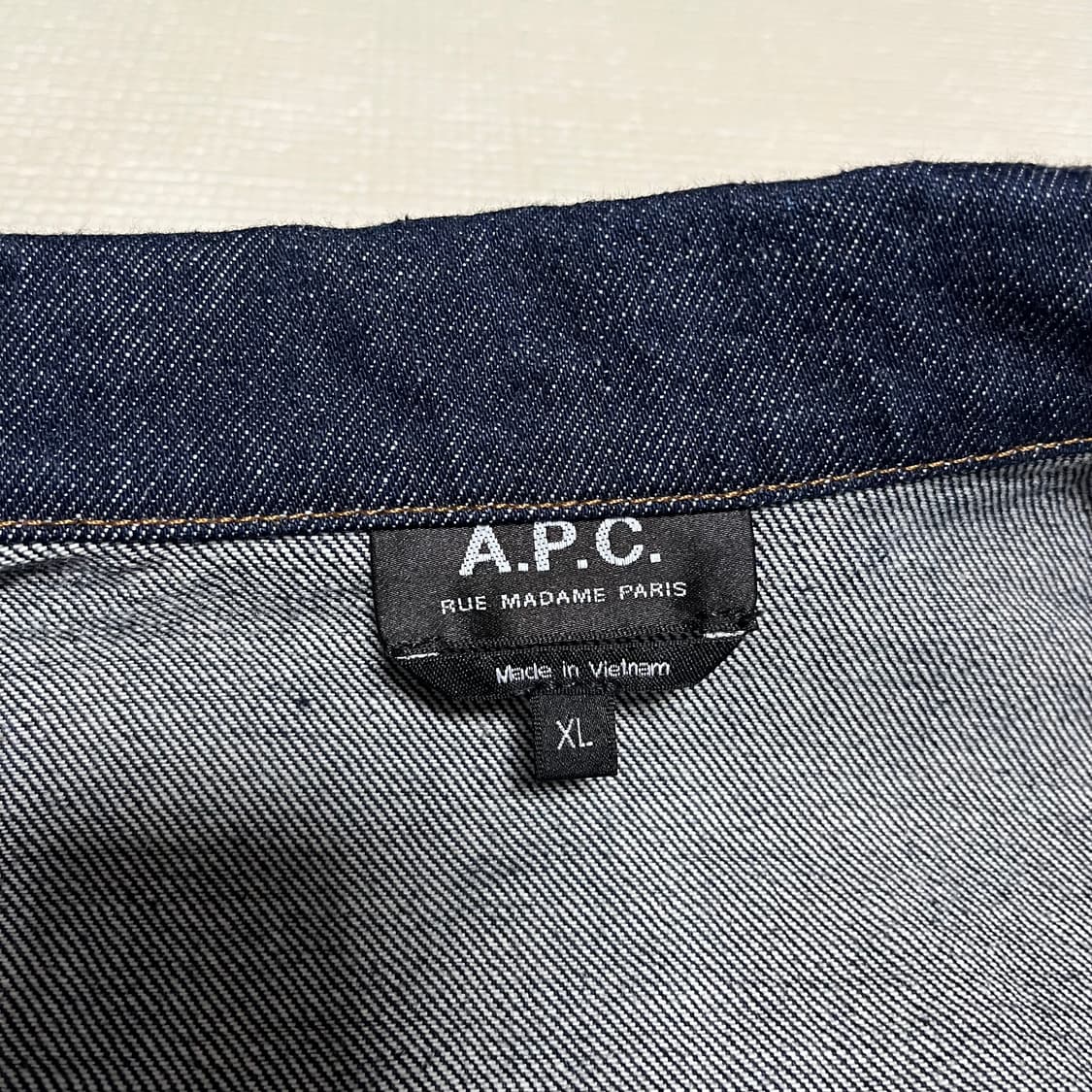 아페쎄 생지 데님 자켓 상품이미지3