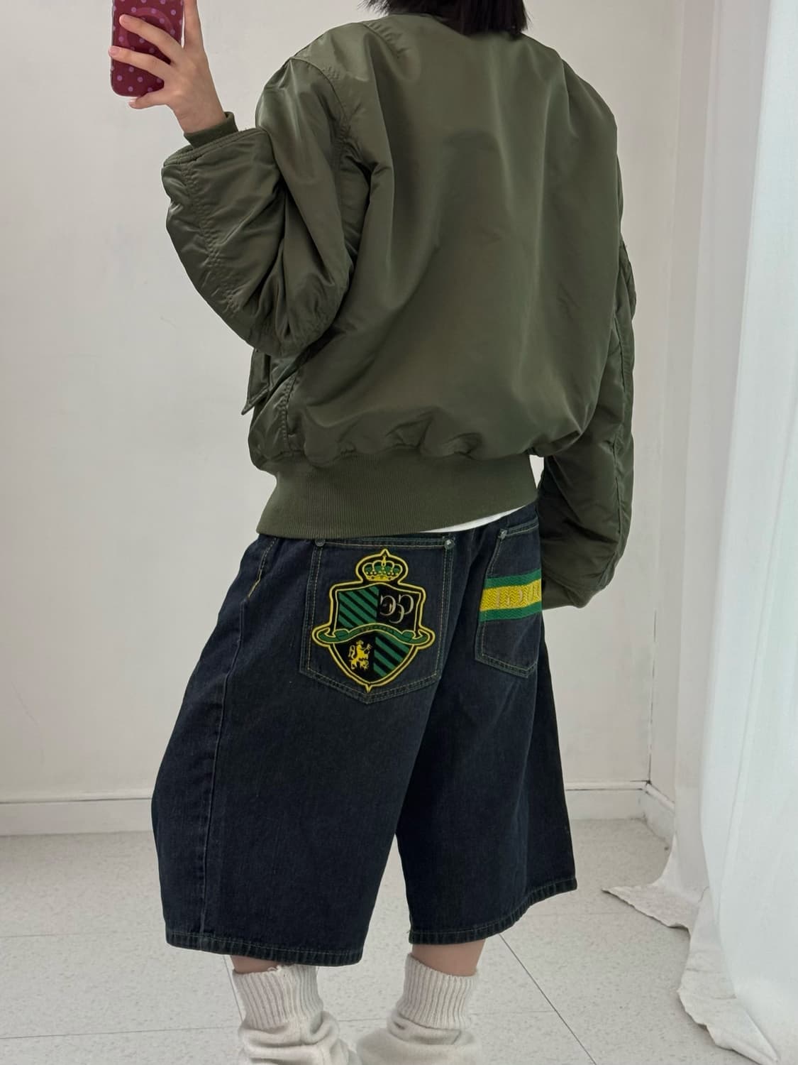 알파인더스트리 ma-1 카키 항공점퍼 상품이미지5