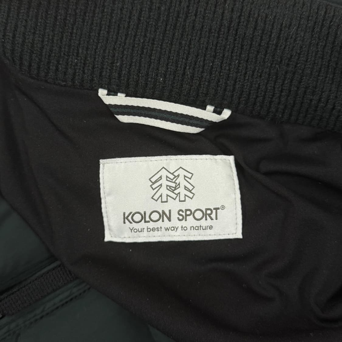 [115] 코오롱스포츠 구스다운 경량 가디건 니트집업 상품이미지6