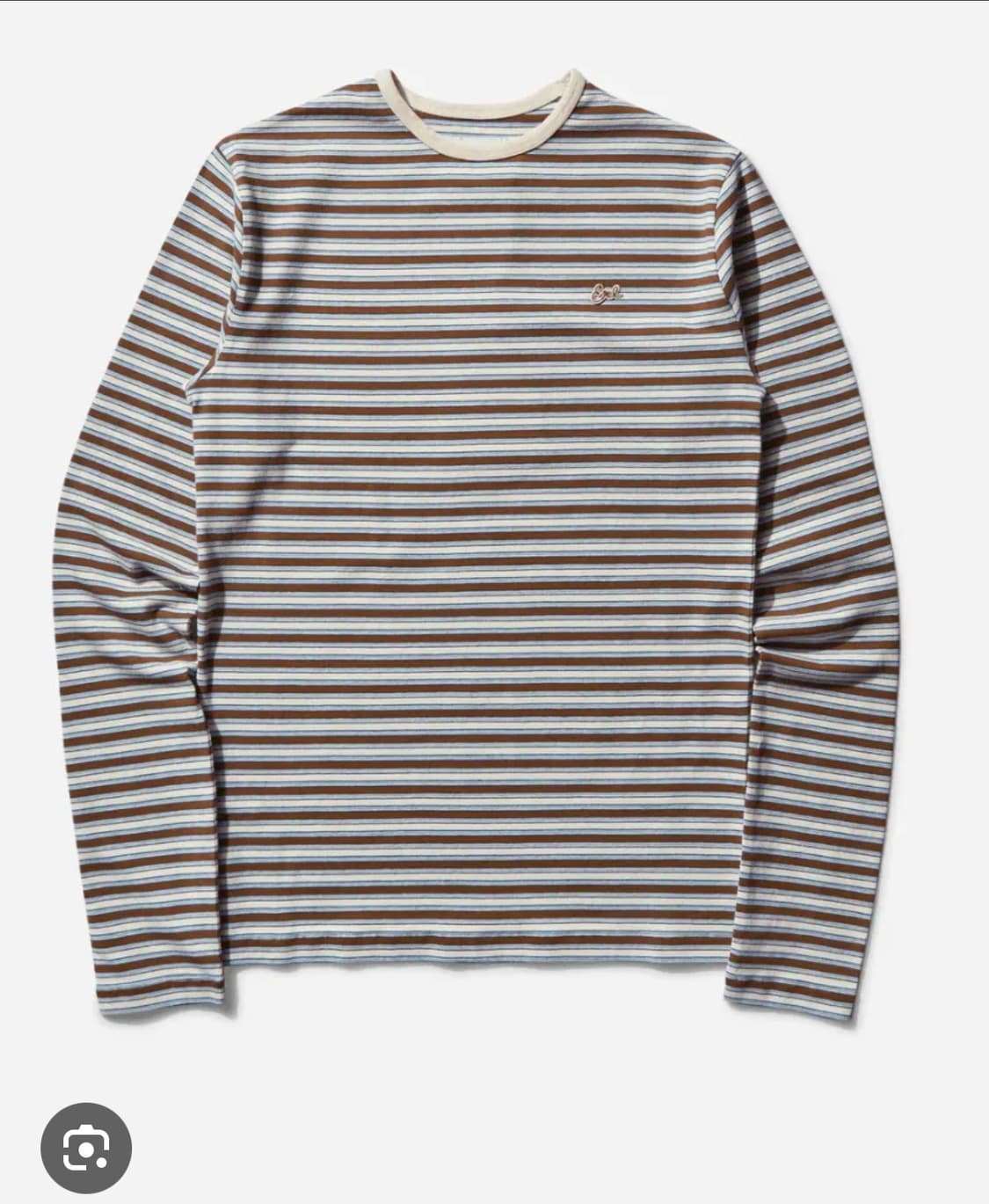 ERL 스트라이프 롱슬리브 브라운 L 상품이미지6