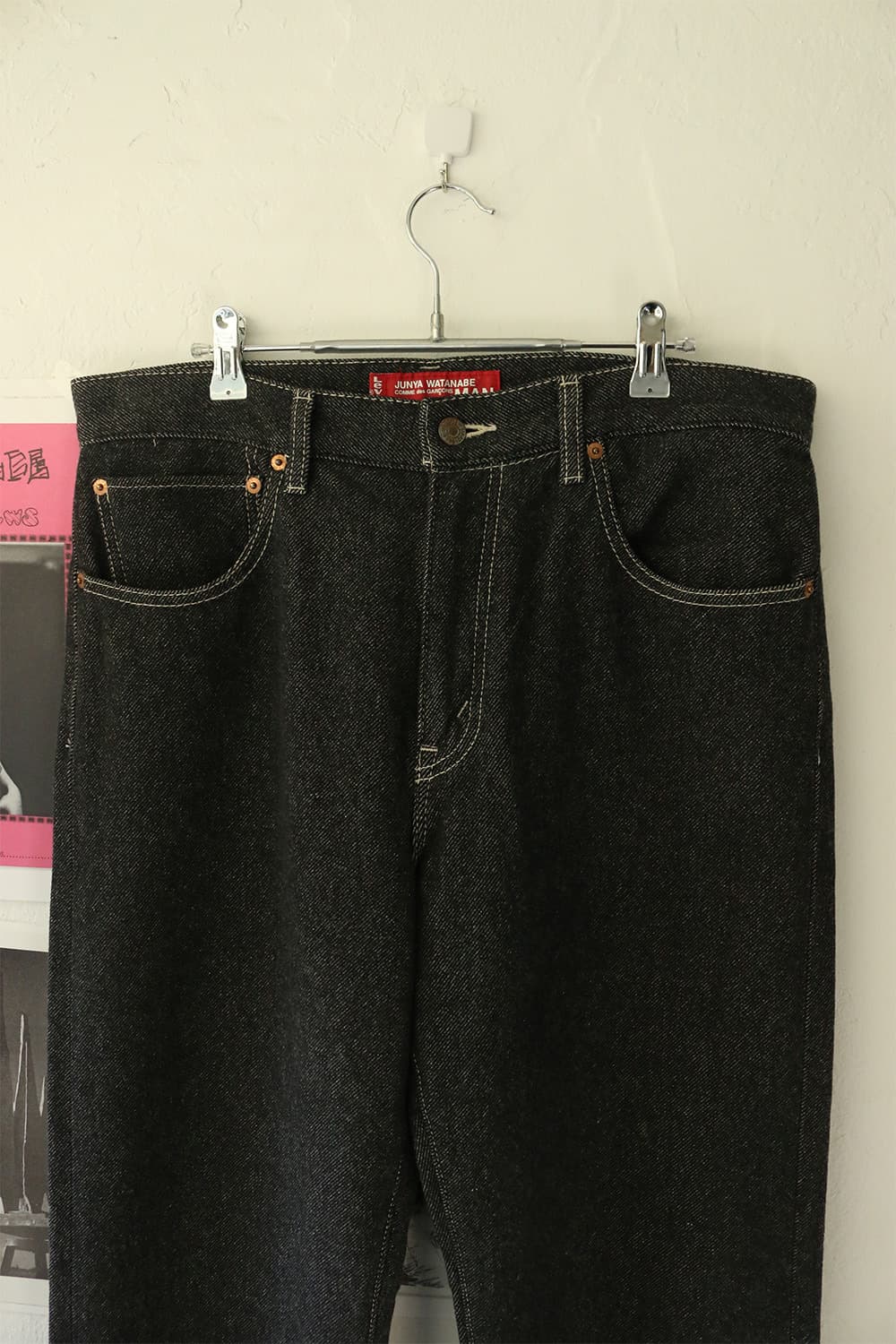 준야 와타나베 맨 리바이스 블랙 울 블랜드 팬츠  상품이미지4