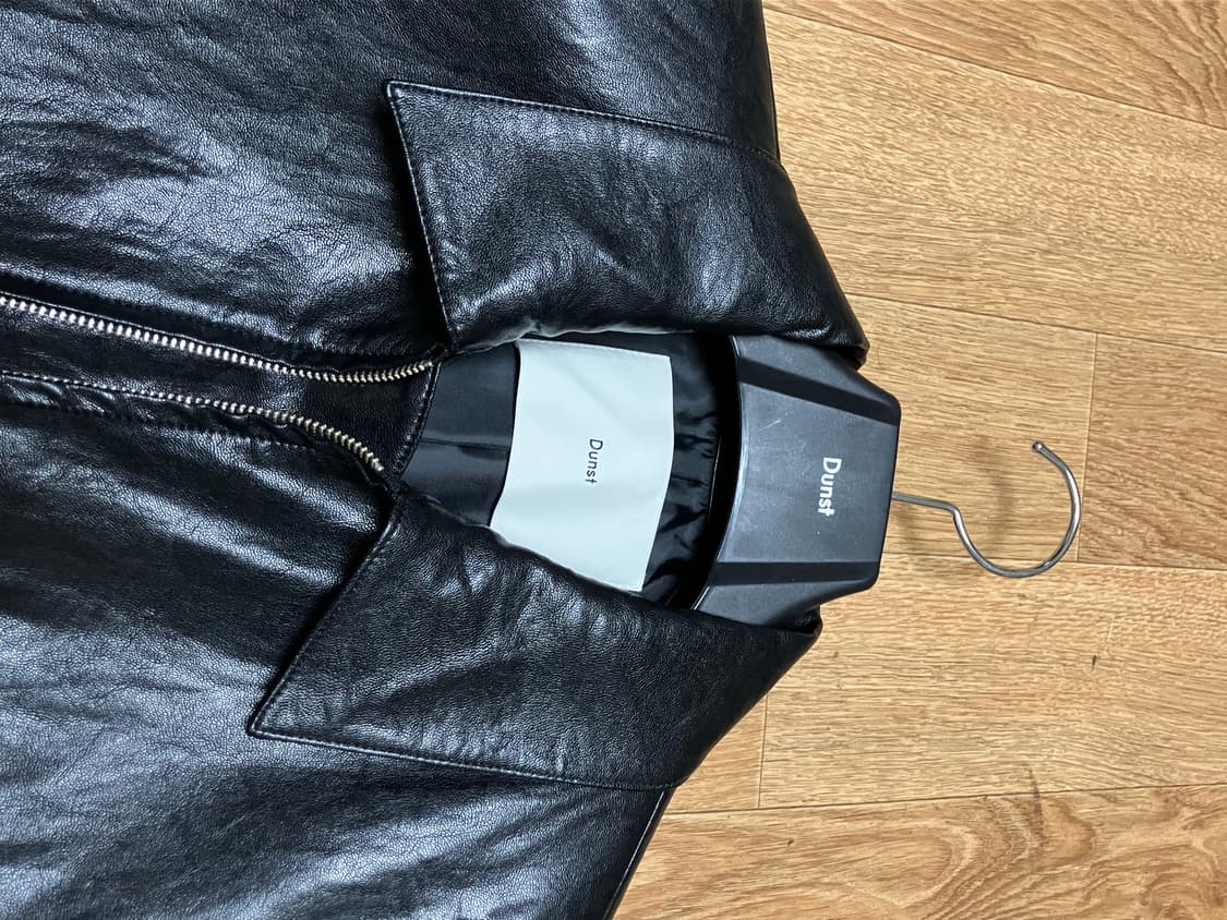 던스트 유니섹스 레더 자켓 블랙 상품이미지5