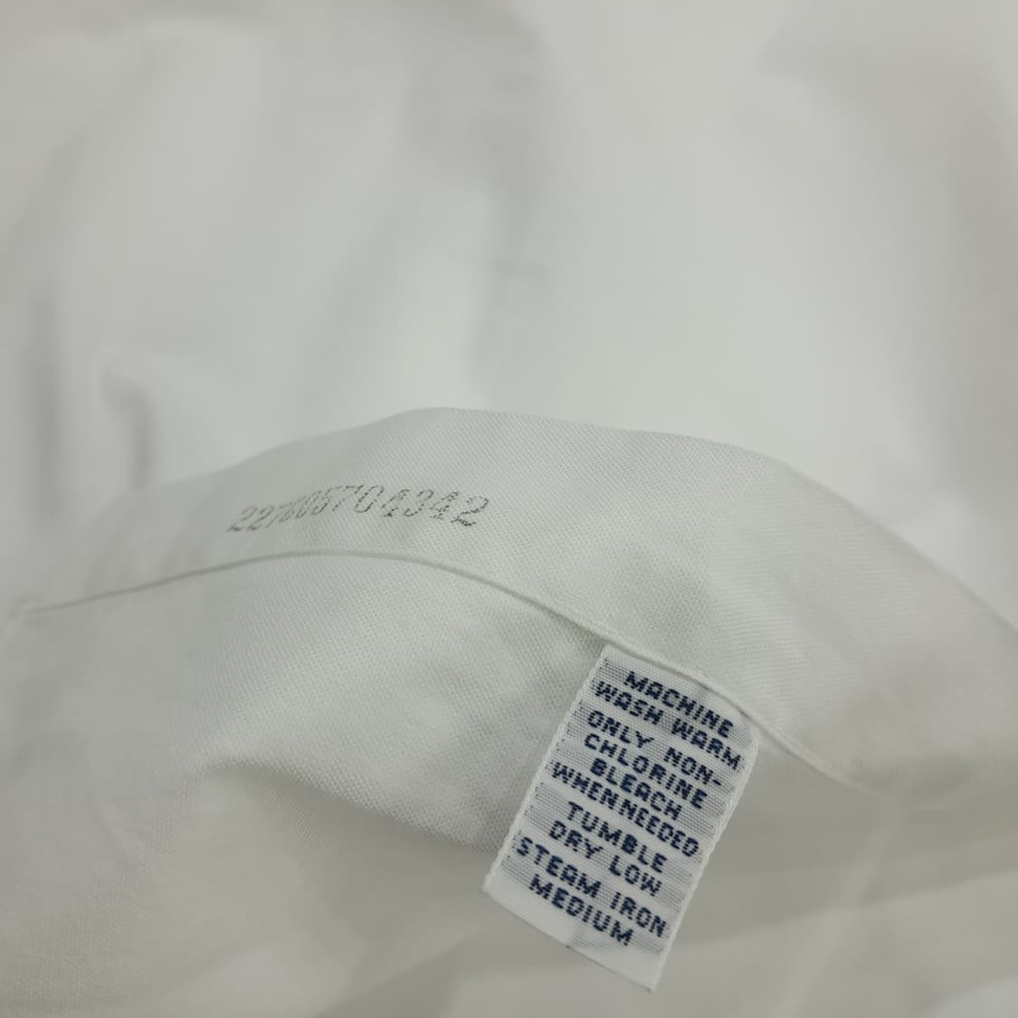 CN343 L 폴로 랄프로렌 화이트 긴팔 셔츠 남방 상품이미지6