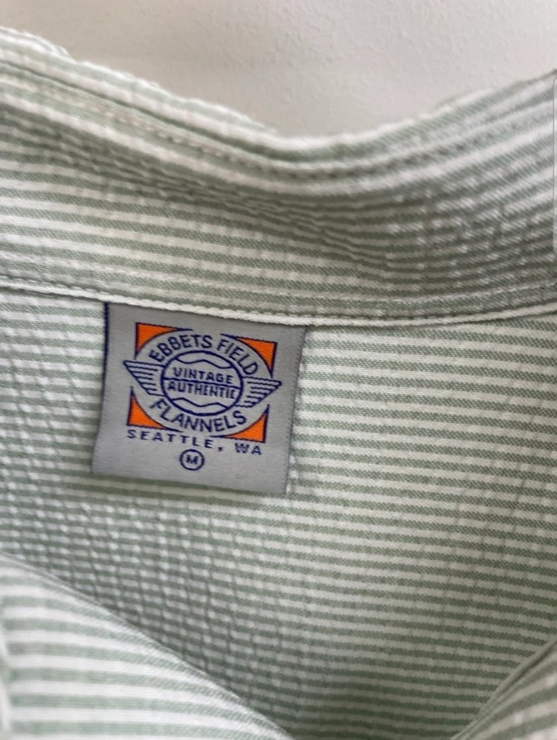 [판매] 이벳필드 시어서커 스트라이프 셔츠 (민트/그린) 상품이미지3