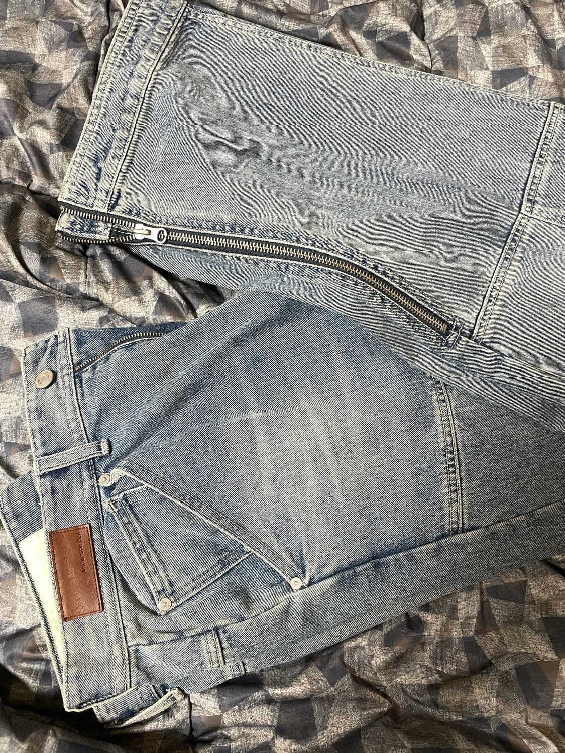 앤더슨벨 바이커 데님 팬츠 33사이즈 판매 상품이미지1