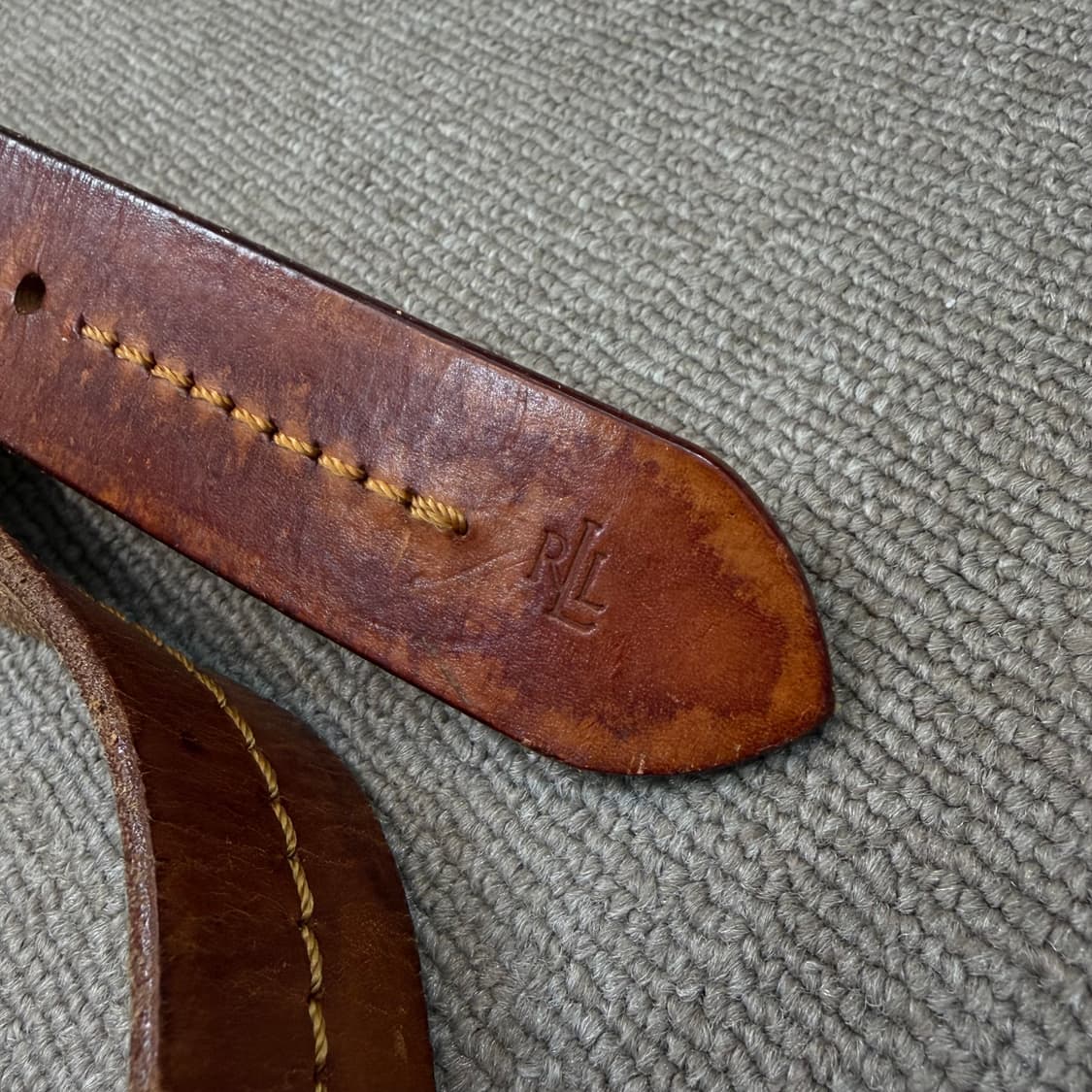 polo 랄프로렌 폴로 빈티지 레더 벨트  상품이미지2