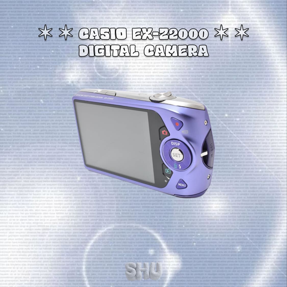 카시오 엑슬림 EX-Z2000 빈티지 디카 퍼플 상품이미지7