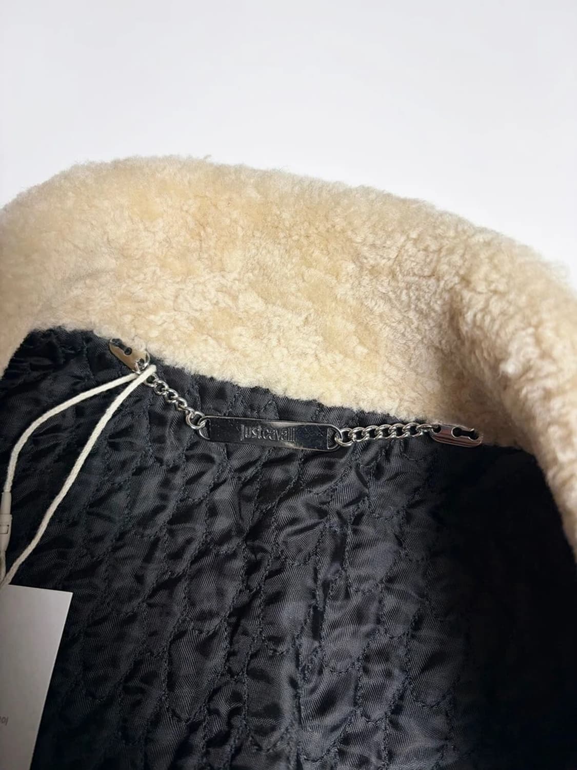 Just Cavalli 블랙 에비에이터 양가죽 자켓 R1042 상품이미지5