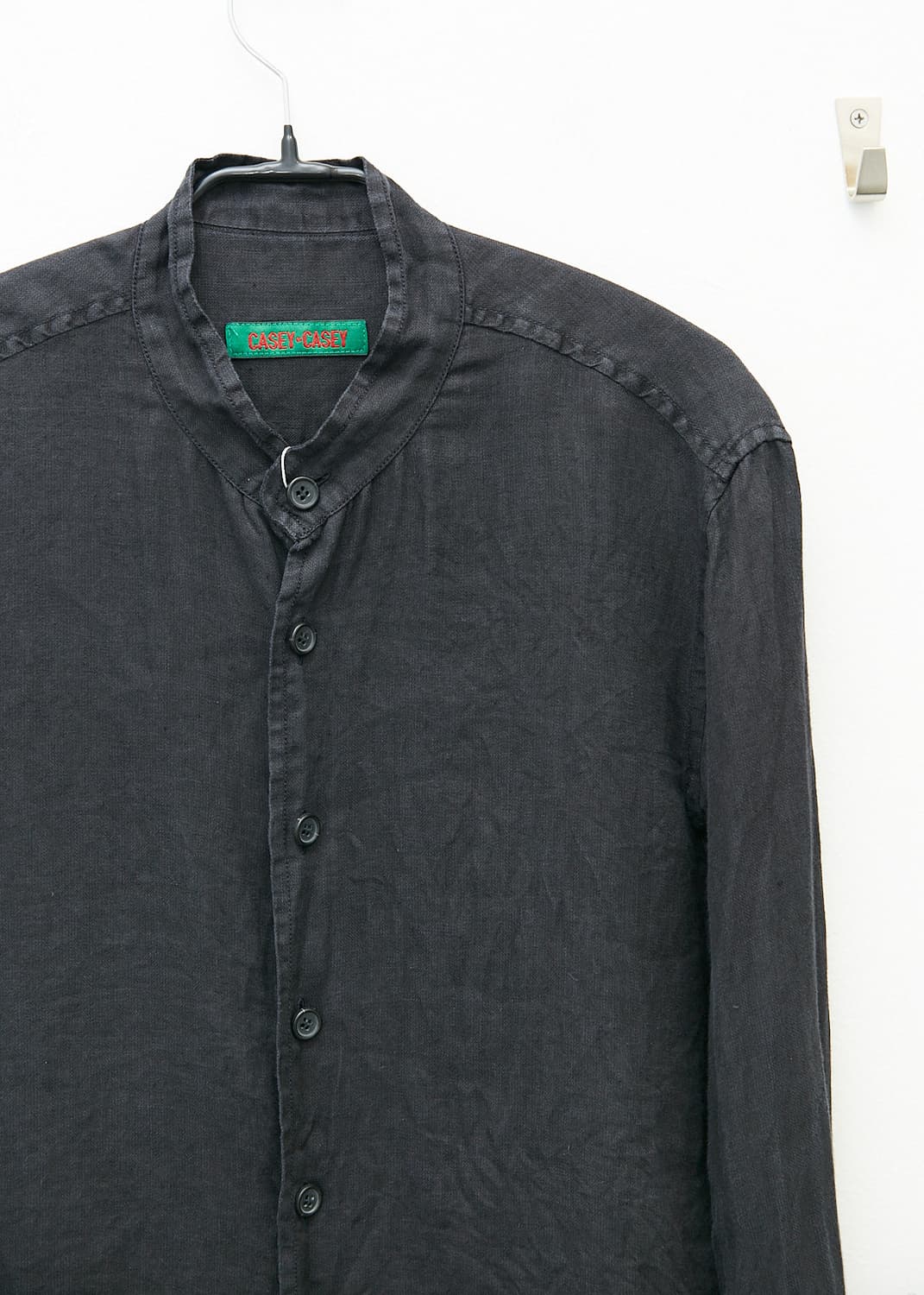 Mandarin Collar Linen Shirts 상품이미지2