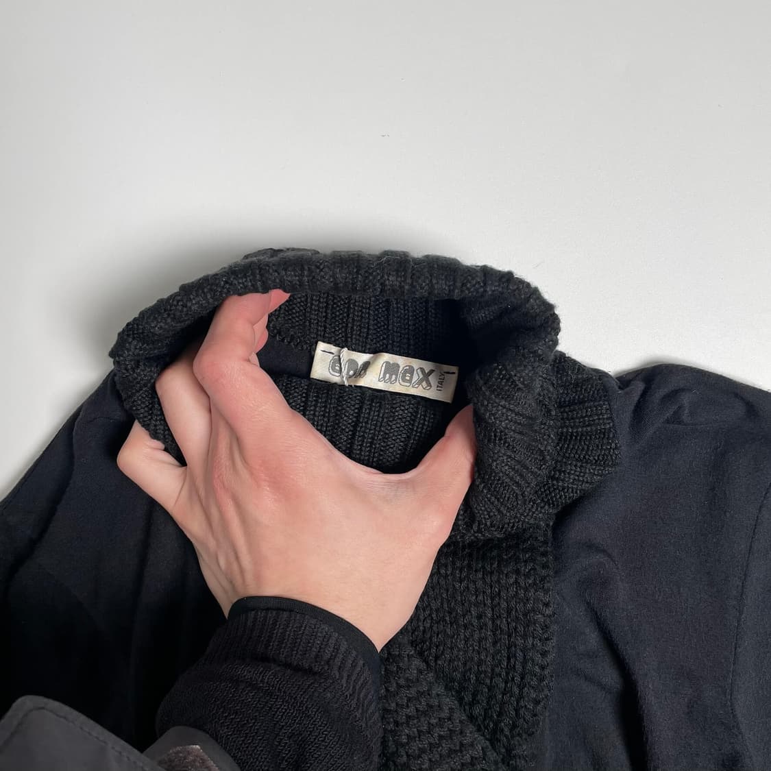 Ann max 꽈배기 니트 터틀넥 롱 슬리브 상품이미지6