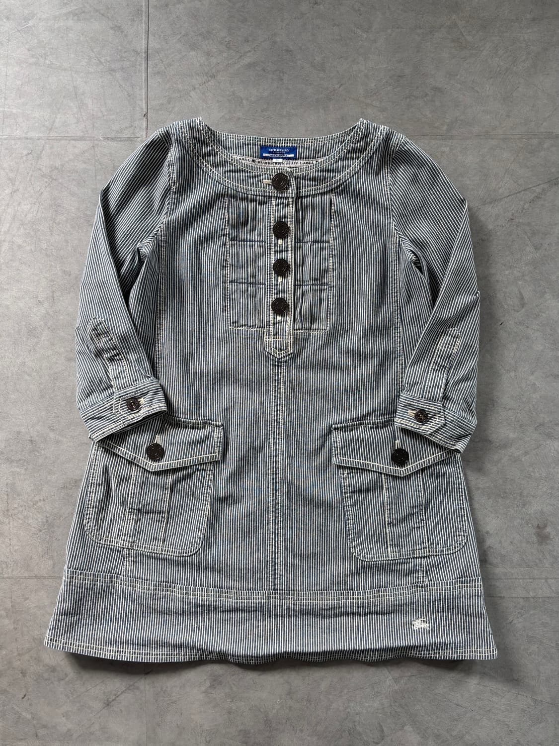 Burberry 버버리 블루라벨 스트라이프 미니 원피스 상품이미지1