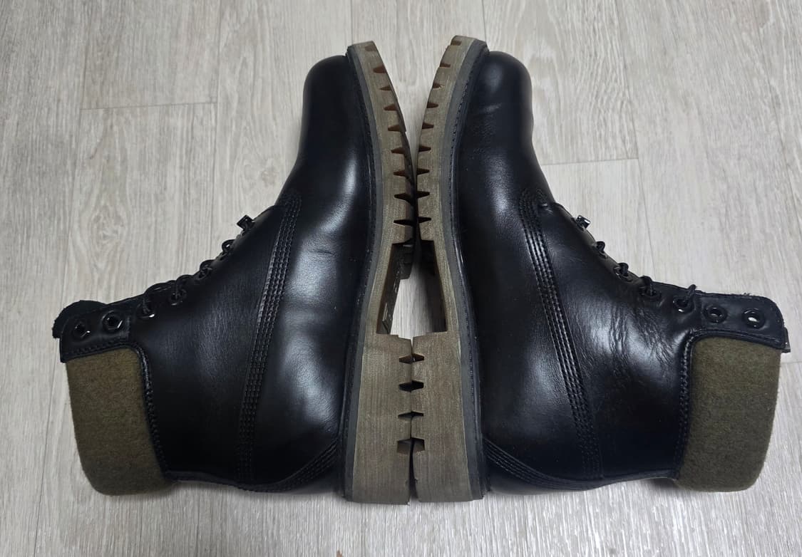 팀버랜드 6인치 프리미엄 블랙 레더부츠(255) 상품이미지6