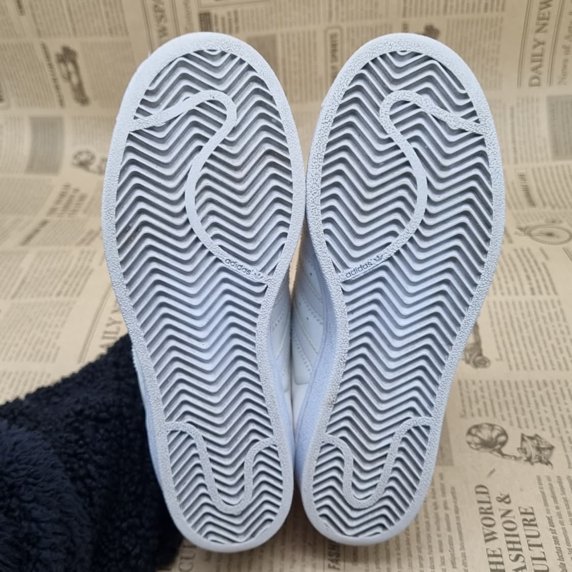 아디다스 슈퍼스타 올 화이트 스니커즈225 상품이미지3