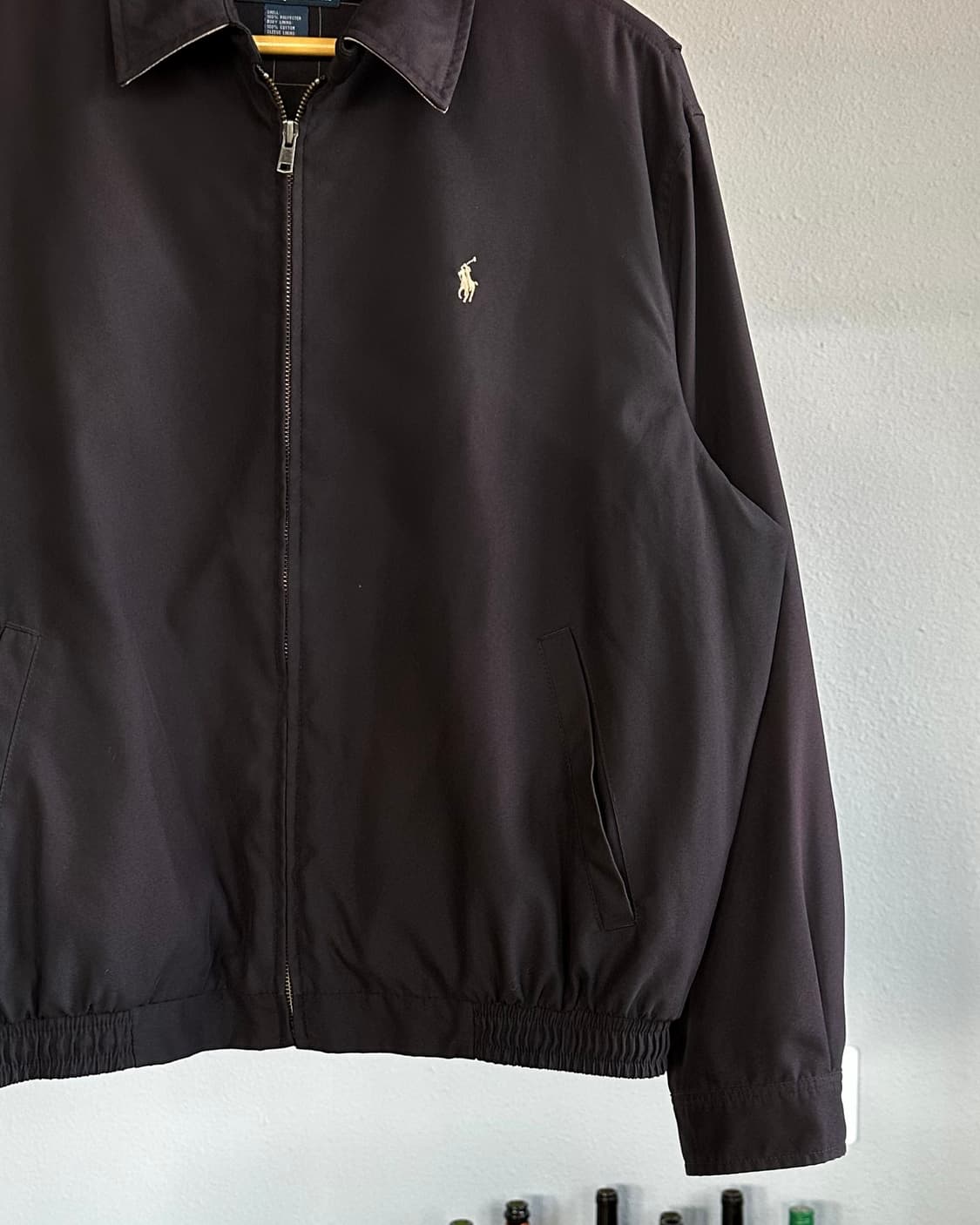 [M-L]폴로 랄프로렌 체크 라이닝 바이스윙 블루종 자켓 상품이미지5