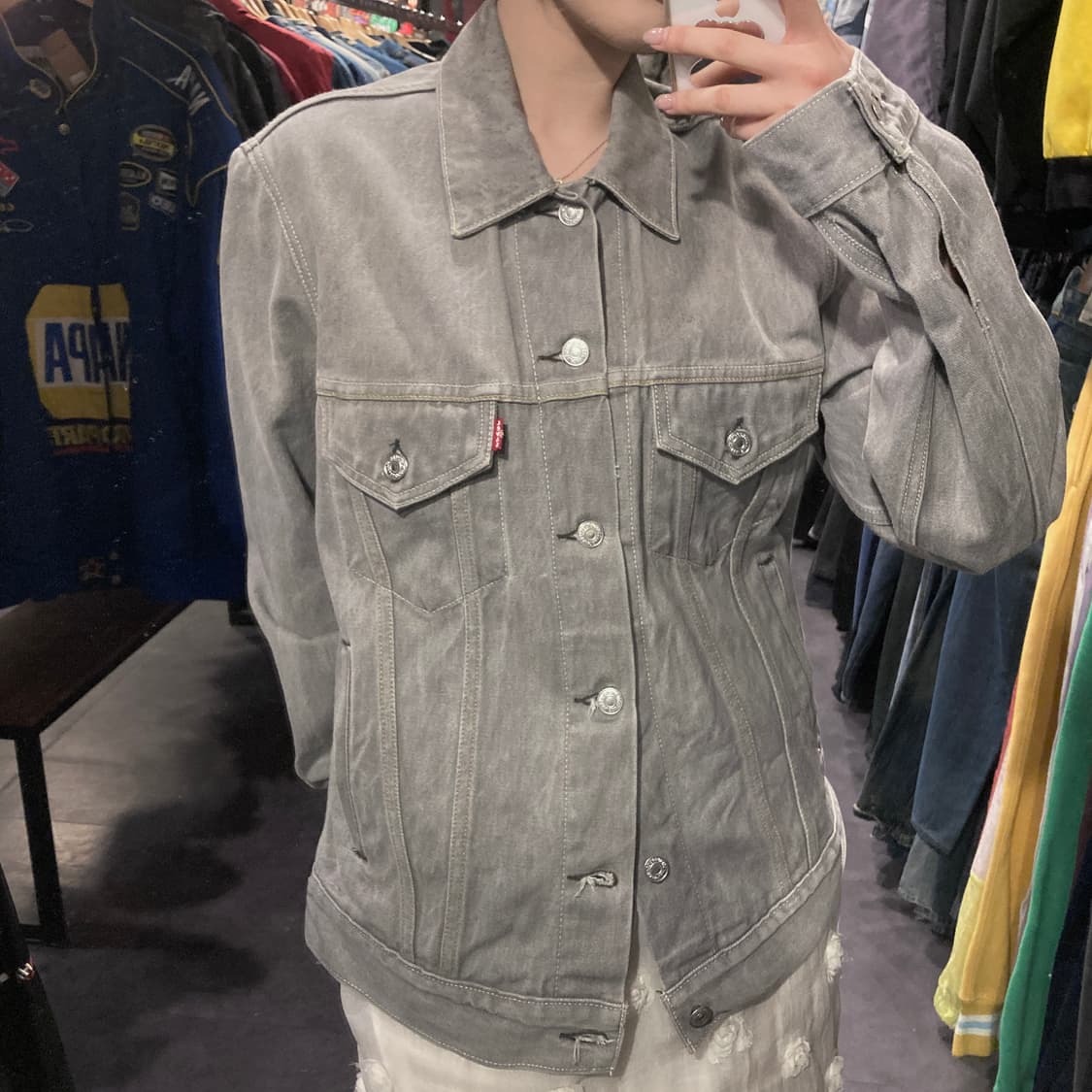 [IM] Levi's 리바이스 데님 트러커 자켓 그레이 상품이미지6