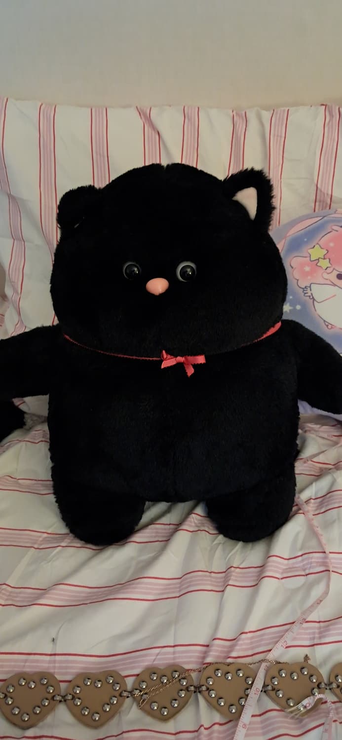 데데리트 뚱냥이 인형 블랙 상품이미지1