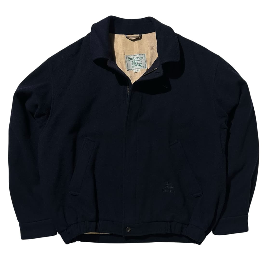 버버리 울 블루종 자켓 네이비 상품이미지1