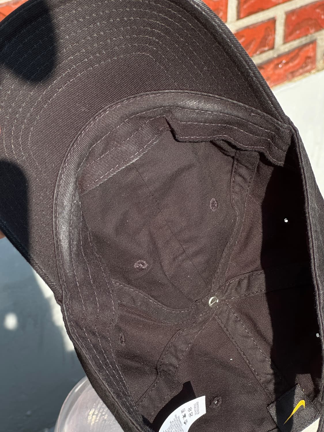 [F] 나이키 쇼미 로고 블랙 볼캡 모자 상품이미지5