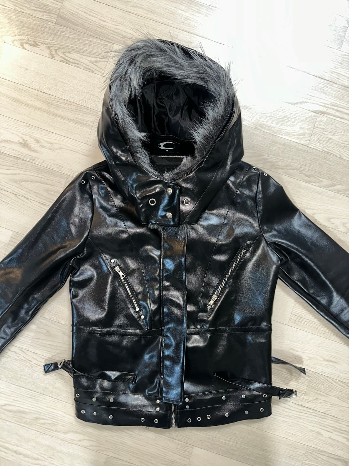 Cozyworldwide 나이트 클럽 레더 자켓 M 상품이미지9