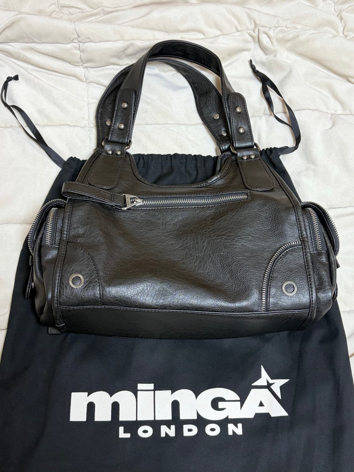 Minga london 비건 레더 숄더백 상품이미지4