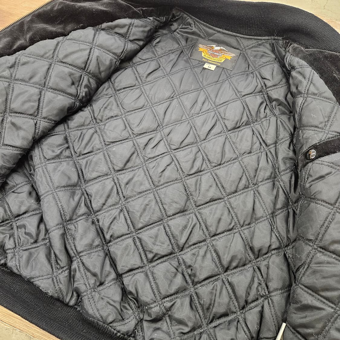 할리데이비슨 벨벳 스카잔 블루종 점퍼 M 95 상품이미지10