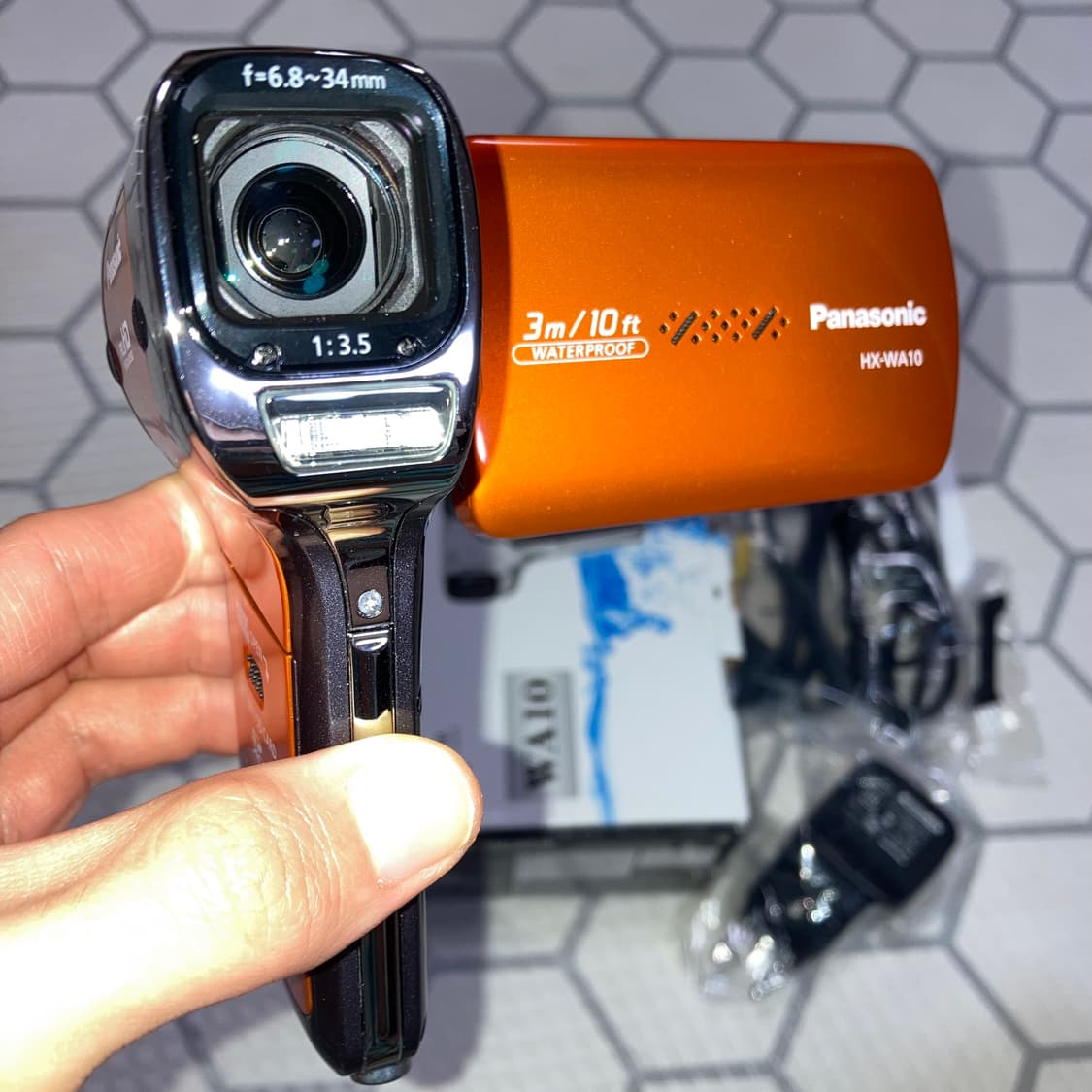 파나소닉 HX-WA10  오렌지 빈티지 캠코더 뉴진스 혜인 상품이미지1