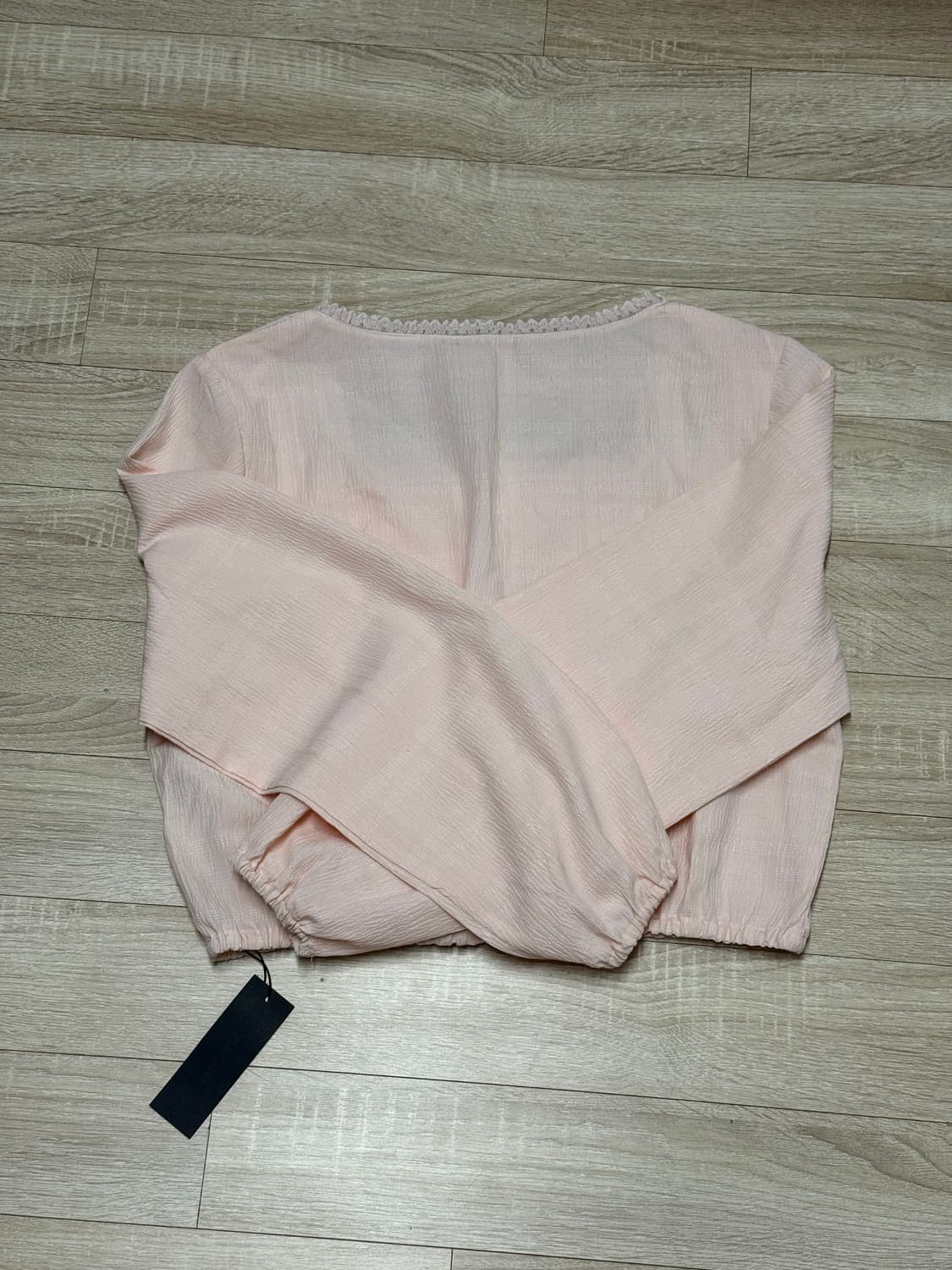 쓰리타임즈 bijou top pink s 비쥬 탑 블라우스 상품이미지3