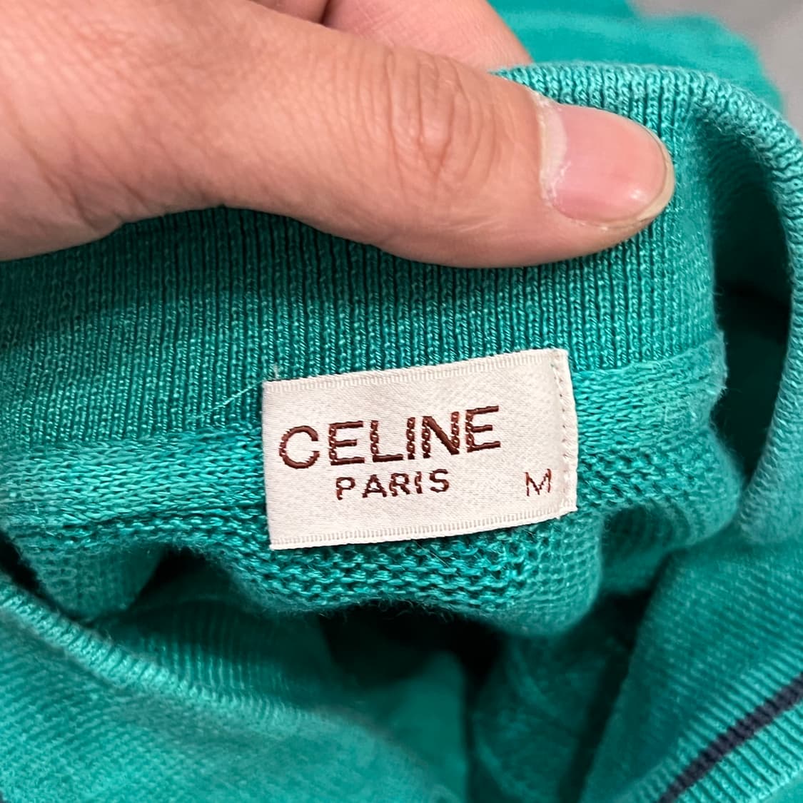  셀린느 니트 배색 카라티 y16226 상품이미지6