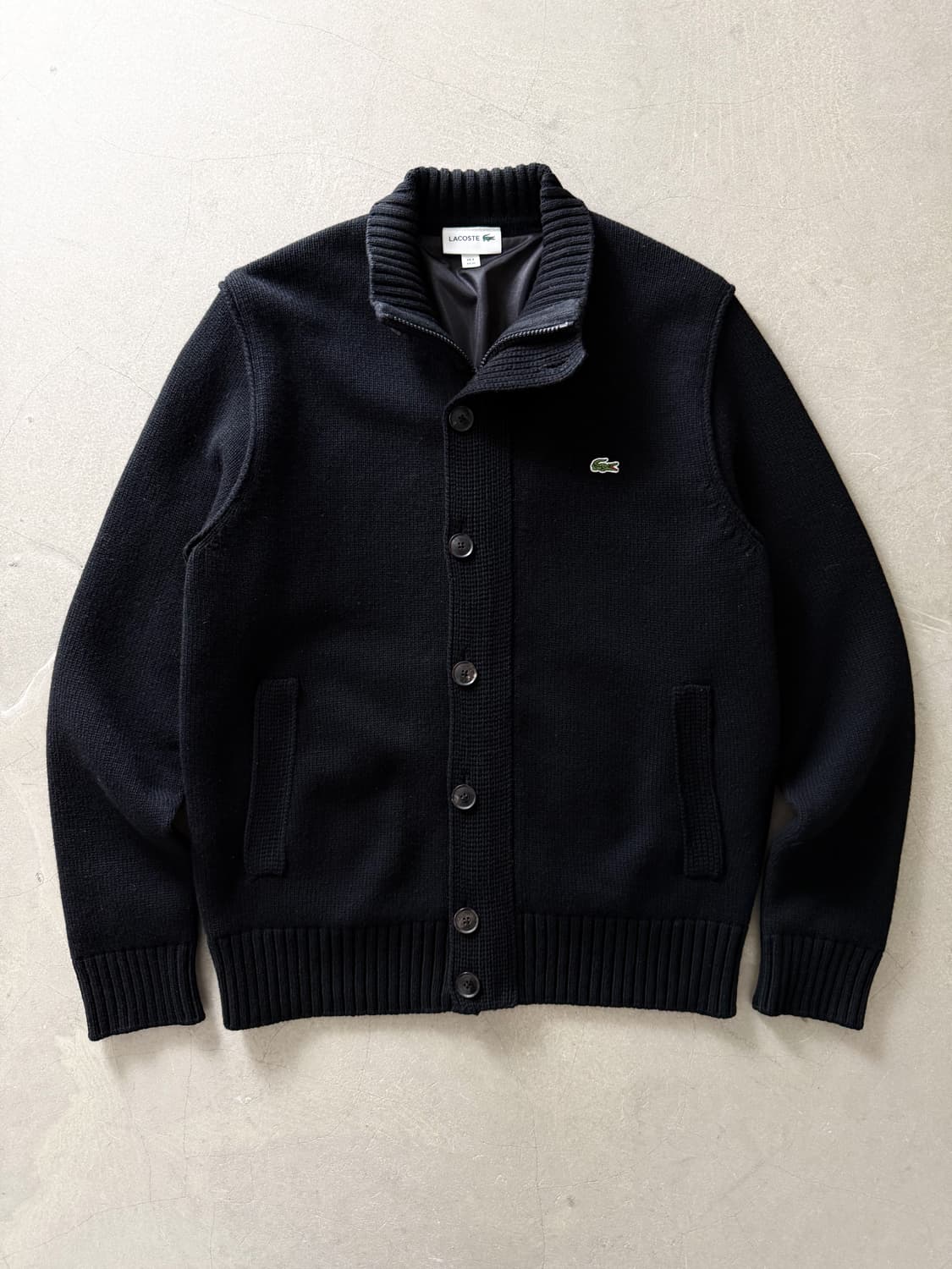 Lacoste Wool Zip Up Jacket 상품이미지1