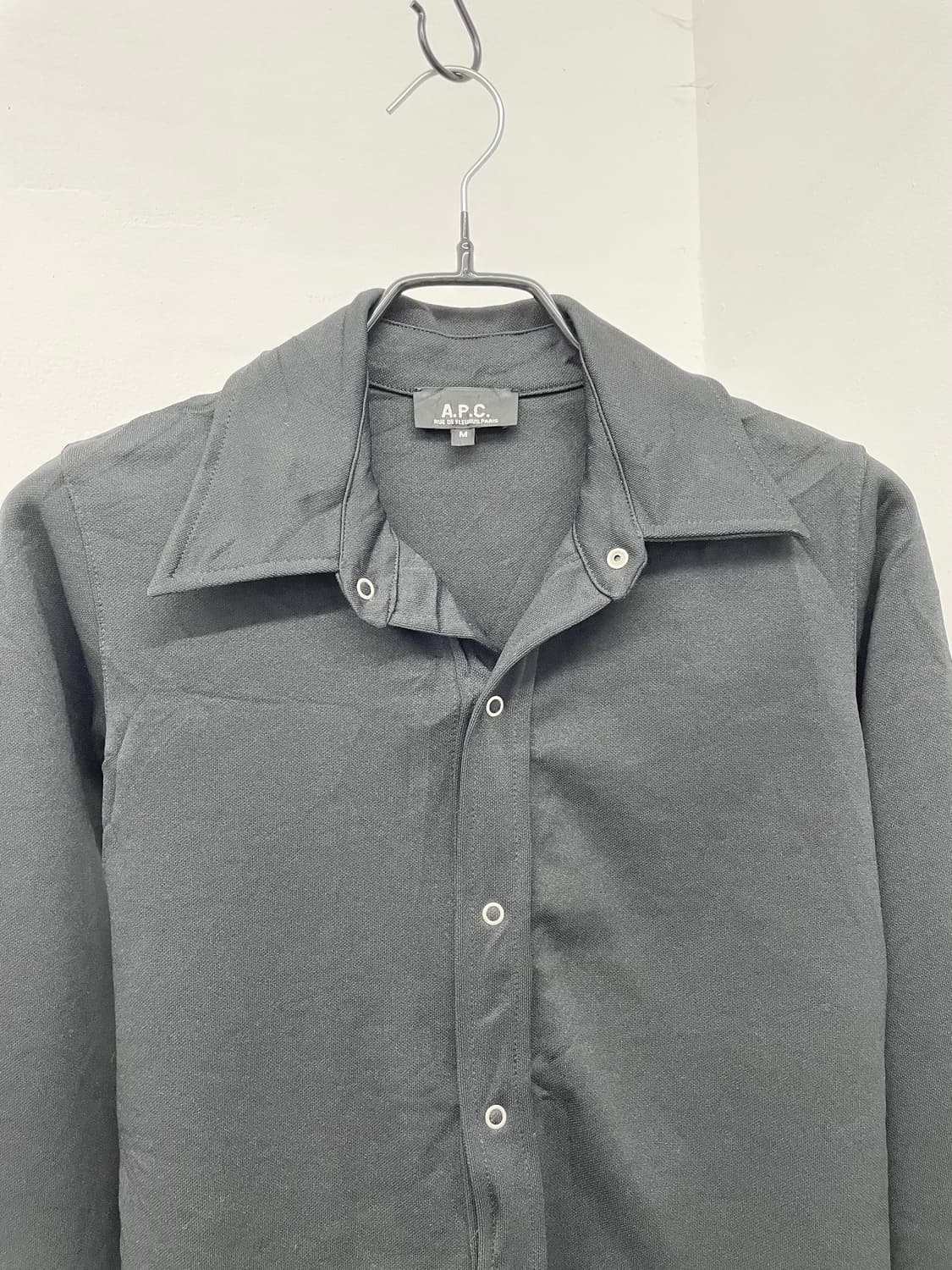 A.P.C 블랙 버튼 셔츠 상품이미지5
