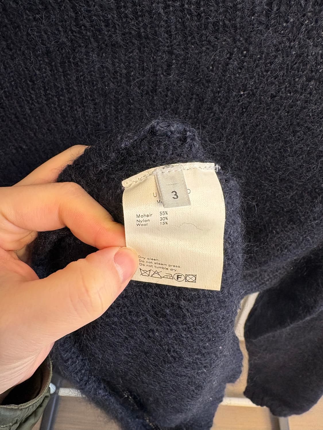 Unused 보트넥 니트 판매합니다. 상품이미지4