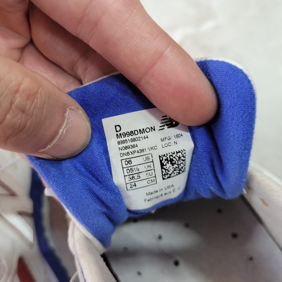 뉴발란스 998 메이드 인 USA 상품이미지7