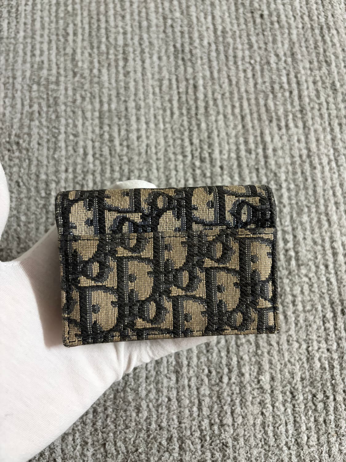 디올 오블리크 새들 카드지갑 상품이미지3