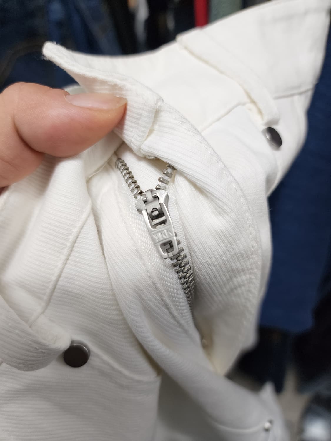 JPN 화이트 카고 와이드 팬츠 상품이미지5